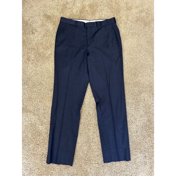 Brooks Brothers 1818 Regent Navy Blue Dress Pants, Size 33 x 30, MSRP $248 - Picture 1 of 7